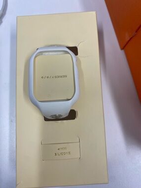 Tory Burch White Silicone Smartwatch Case